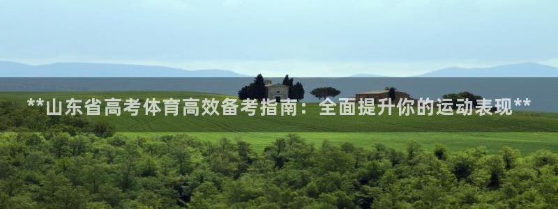 欧陆娱乐是真的假的：**山东省高考体育高效备考指南：