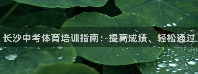 欧陆娱乐代理 贴吧官网：长沙中考体育培训指南：提高成绩、轻松