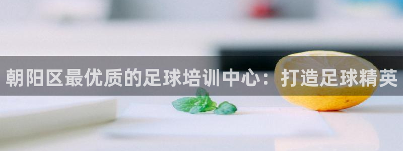 欧陆是什么平台：朝阳区最优质的足球培训中心：打造足球
