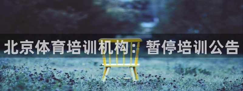欧陆娱乐平台登录不上去怎么办：北京体育培训机构：暂停