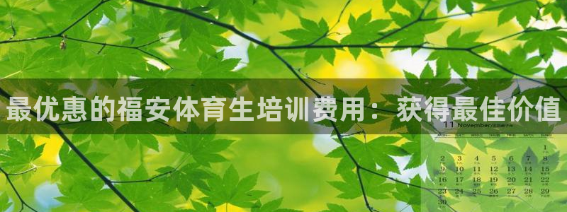 欧陆娱乐登录官网：最优惠的福安体育生培训费用：获得最佳价值