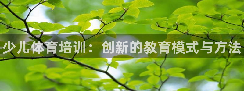 欧陆娱乐官网下载安装苹果：少儿体育培训：创新的教育模式与方法